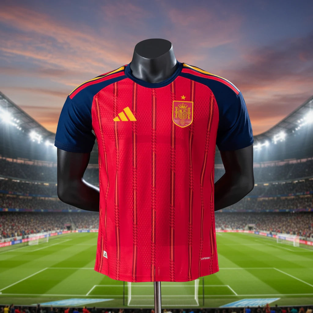 Spain Home World Cup Jersey – Player Version