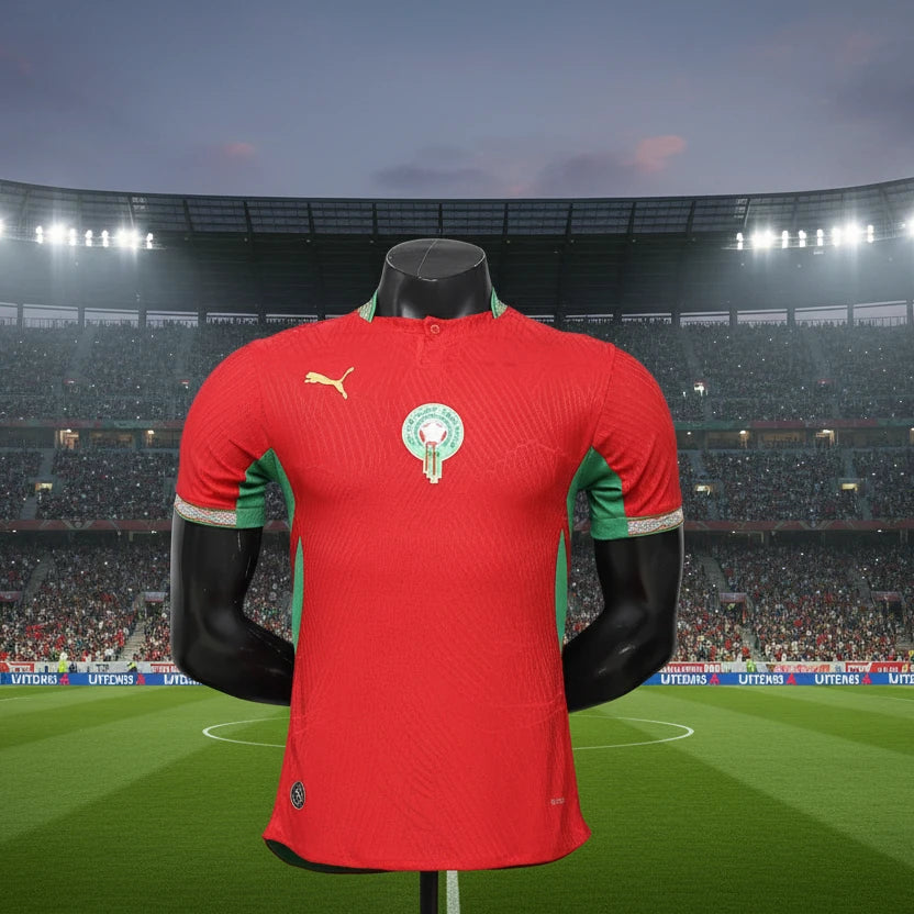 Morocco Home World Cup Jersey – Player Version